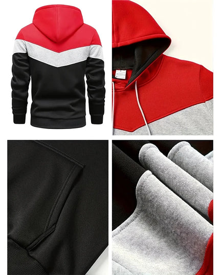 Men's Clothing Casual Sweatshirt Suit Sweatshirts for Men Daily Tricolor Hoodies Hot High Quality 2024 Sports Tracksuit Jogging