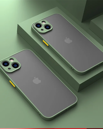Jingjia Armor Bumper Shockproof Case For iPhone 15 11 12 13 Mini 14 Pro XR X Xs Max 7 8 Plus SE 2020 Silicone Hard Cover Capa