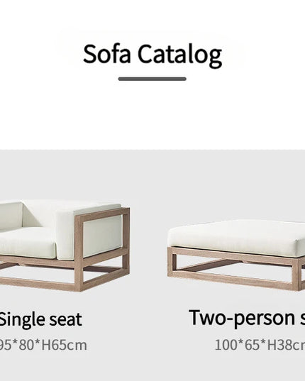 Modern Luxury 4-6 Person Aluminum Patio Coffee Set Sofa Coffee Table Combinatio Sectional Garden Sofas & Corner Sofa for Villas