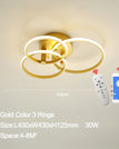3 Rings L430xW430mm / China Mainland / Dimmable RC With APP