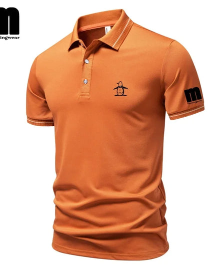 Golf Clothing 2026 Summer New Luxury High Quality Fast Drying Fashion Men's and Women's Sports Short Sleeve Top Golf Polo Shirt