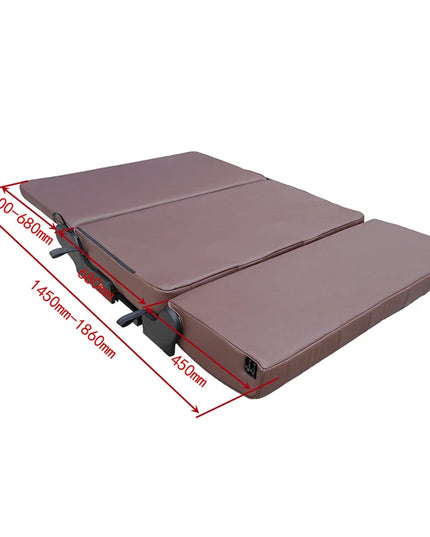 3-Person Trifold Folding Seat Beds PU Leather Modified Car Seats for Van Seats Benches Accessoires