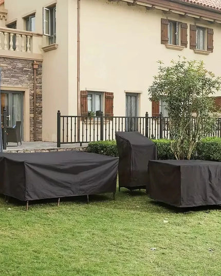 Terrace Patio Furniture Cover Waterproof 210d Furniture Cover, Suitable For Outdoor Sofa Set