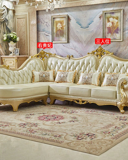 Comfortable Recliner Sofas Family Cushion Elegant Double Sofa Bed Vintage Multifunctional Woonkamer Banken Home Furniture