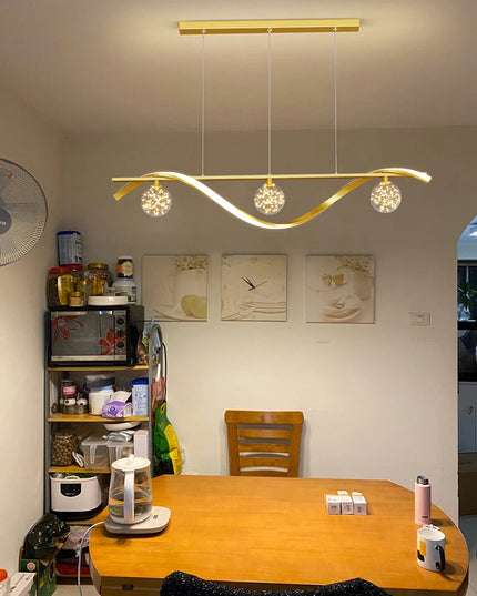 New Modern Led Chandelier For Living Room Dining Room Kitchen Ceiling Pendant Lights Nordic Minimalist Dining Tables Lamps