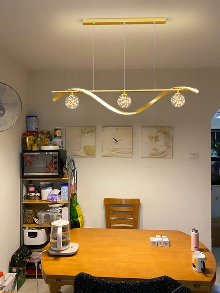 New Modern Led Chandelier For Living Room Dining Room Kitchen Ceiling Pendant Lights Nordic Minimalist Dining Tables Lamps