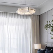 Modern leaf chandelier luxury designer Acrylic ring light Dining Room Home Bedroom Kitchen Hanging Lights Decor sofa living room