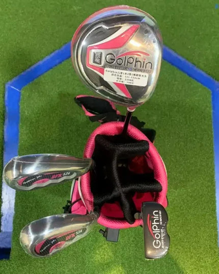 Children's Golf Clubs Left Hand Carbon Full Set Boy Girl Beginner Youth Golf Bag GOLPHIN Clete Set of Golf Clubs