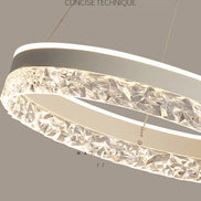 Modern LED Chandelier For Living Room Dining Room Bedroom Study Ring Ceiling Pendant Lamp Lustre Room Decorative Lighting Lamp