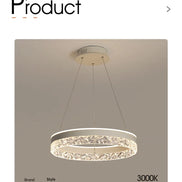 Modern LED Chandelier For Living Room Dining Room Bedroom Study Ring Ceiling Pendant Lamp Lustre Room Decorative Lighting Lamp