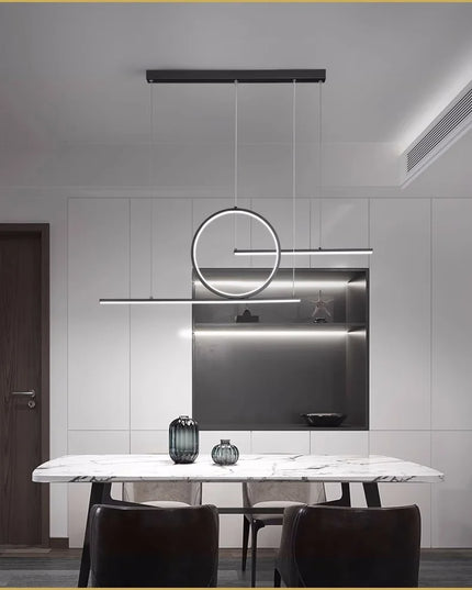 Modern LED Ceiling Chandelier Dining Table Indoor Lighting Chandeliers Kitchen Pendant Light Living Room Decoration Hanging Lamp