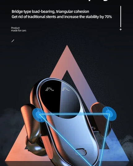 VIKEFON 30W Car Wireless Charger Car Phone Holder for iPhone 12 Pro Max 11 Pro X MAX 8 7 Plus Intelligent Infrared Phone Holder