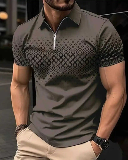 Men's Polo Shirts Golf Shirt Button Up Breathable Quick Dry Moisture Wicking Short Sleeve Mans Clothes Summer Tennis Sportswear