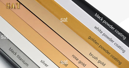 --Stainless steel frame living room side table golden glass top round coffee table modern sets clear fashion indoor