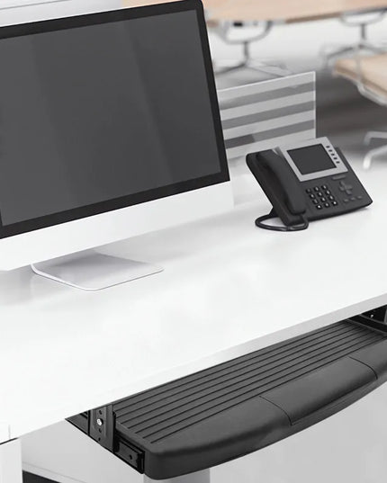 Keyboard Tray Drawer Type Keyboard Holder Slide Out Keyboard Storage Plate Under Desk Tray Computer Desk ganizer Furniture
