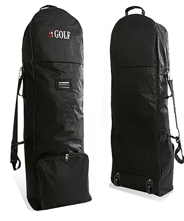 Golf Bag Travel Aviation with Wheels Large Capacity Club Cover Foldable Lightweight Nylon Airplane Travelling Ball Bags New