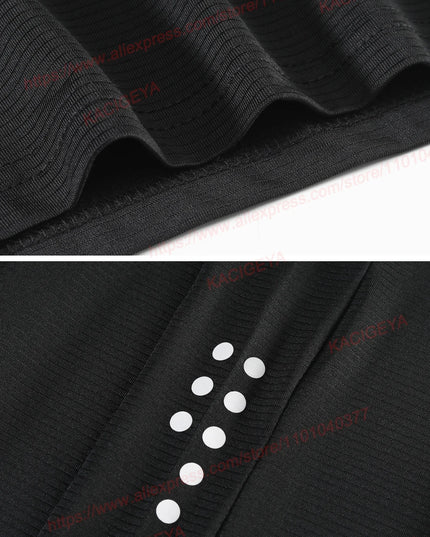 Golf Lapel Sport Short Sleeve Outdoor Trainning Reflective Running Breathable Tee Solid Quality Tennis Gym Fashion Jerseys