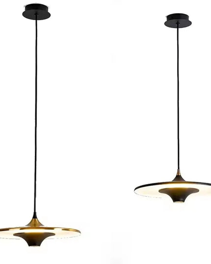 Modern Restaurant LED Chandelier Ceiling Pendant Light Dining Table Hanging Lamp Home Decor 1 Head UFO Indoor Lighting Fixture