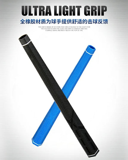 PGM Golf Club Grips Hexagonal Grip Rubber Grip Applicable for Iron and Wooden Golf Clubs Putter Grip Black/Blue
