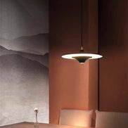 Modern Restaurant LED Chandelier Ceiling Pendant Light Dining Table Hanging Lamp Home Decor 1 Head UFO Indoor Lighting Fixture