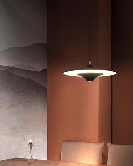 Modern Restaurant LED Chandelier Ceiling Pendant Light Dining Table Hanging Lamp Home Decor 1 Head UFO Indoor Lighting Fixture