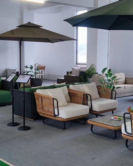 Modern Garden Sofa Set Versatile Outdoor And Indoor Furniture For Hotels Villas Parks Pools Living Rooms