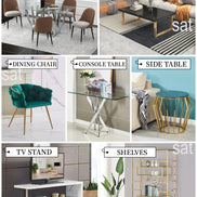 --Stainless steel frame living room side table golden glass top round coffee table modern sets clear fashion indoor