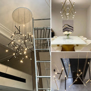 Modern Home Decoration Led Ceiling Chandelier Kitchen Stairs Lighting Lamp Living Room Decor Designer Chandeliers Dining Loft