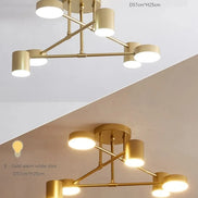 Modern LED Ceiling Chandelier White 6 Heads Hanging Lamp Light  For Ceiling Dining Living Rooms Bedroom Hall Home Decor Fixtures