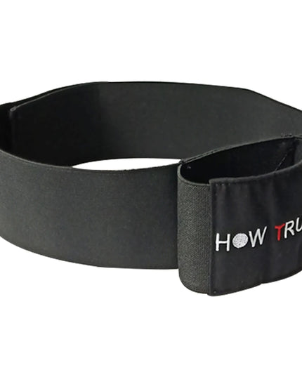 1Pcs Golf Swing Training Arm Band Golf Hand Posture Corrector Black Nylon Elastic Training Belt for Golf Beginner Practicing
