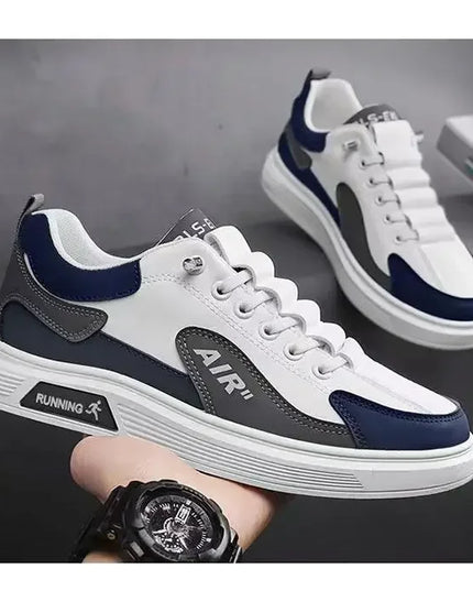 New Men's Shoes Leather Fashion Low-top Men's Casual Trendy Shoes Running Sports