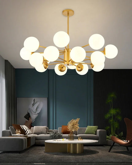 Modern Glass led Chandelier Lighting Ceiling Chandeliers Light For Dining Living Room Bedroom Kitchen Indoor Lustre Fixture Lamp