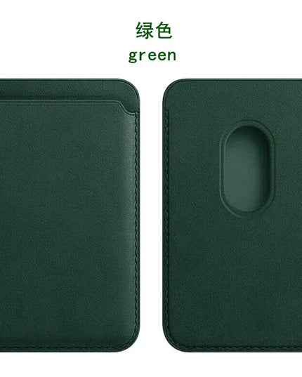For Magsafe Magnetic Leather Wallet Case For iPhone  17 16 15 14 13 12 11 8  Samsung Huawei Card Holder with Magnet Covers