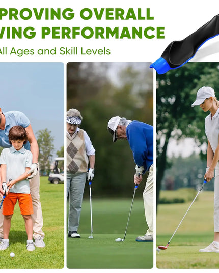 Golf Grip Trainer, Golf Training Aid, Easy To Carry to the Practice Area, Grip Trainer Club to Help Train Correct Hand Position