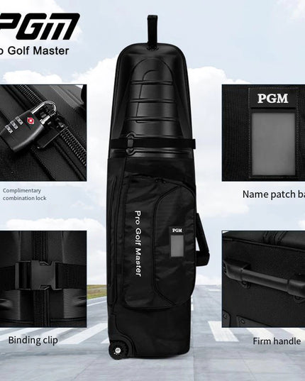 PGM Golf Aviation Bag Hard Shell Anti Collision Squeeze Aircraft Consignment Men Women Belt Roller Skating Travel Bags