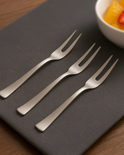 Mini Dessert  Fruit Fork - (3 Pc )