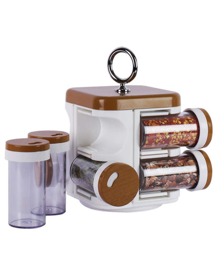 8117 Ganesh Storewell Plastic Spice Rack - Set Of 8