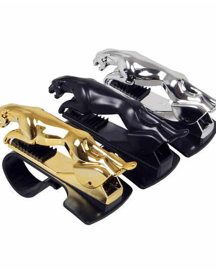 6469 Jaguar Leopard Shape Plastic Phone Clip Mobile Phone Holder For Car Use