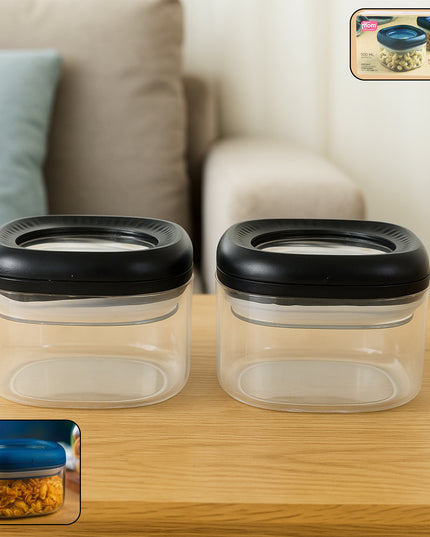 Supermom Plastic Twist  Lock Storage Container Set (500ml  2 Pc )