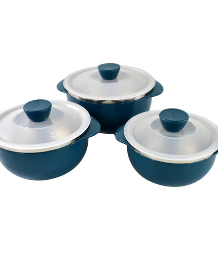 Apex Microwave-safe Serving Bowl 3 Pcs Set (700ml 1000ml 1400ml)