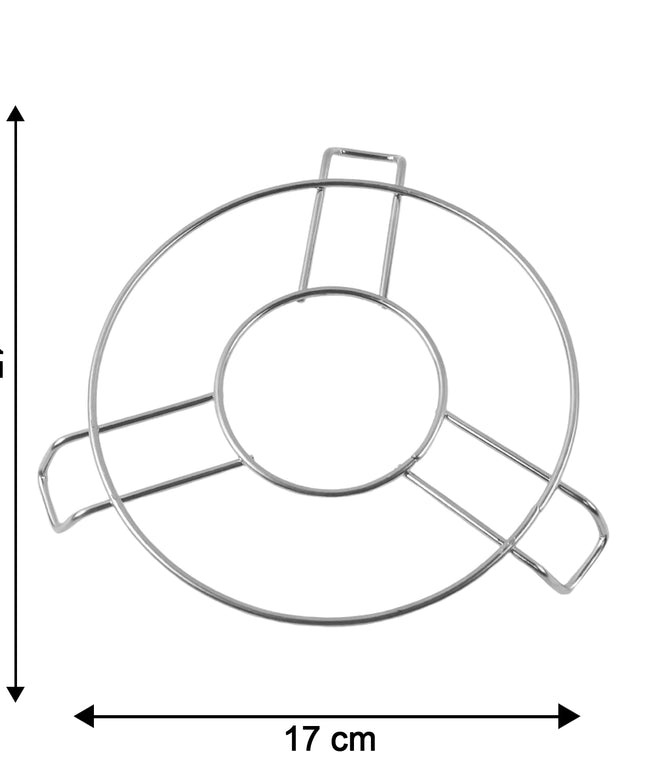 Stainless Steel Round Table Ring Hot Pot Stand (1 Pc)