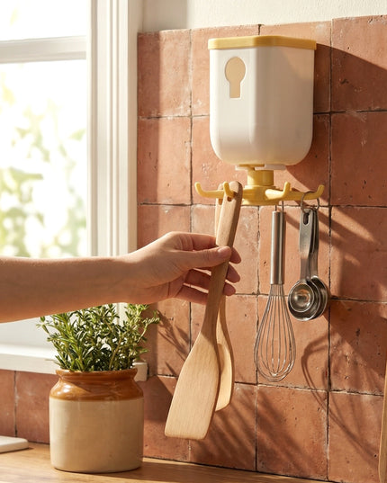 360 Rotating Storage Heavy Duty Sticky Wall Hook (1 Pc)