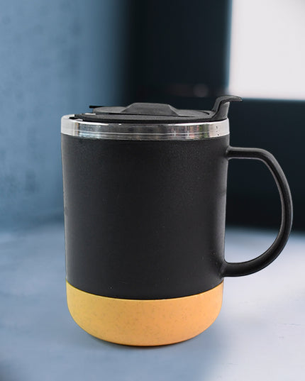 Insulated Coffee Mug With Spill-proof Lid (Approx 350ml  1 Pc)