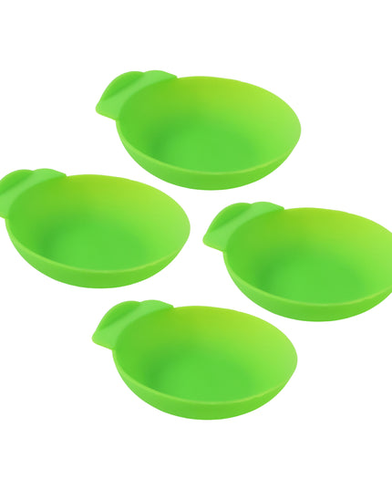 Idli Maker Cups (4 Pcs)  Food-grade Silicone Non-stick Idli Dhokla Egg Poacher Moulds