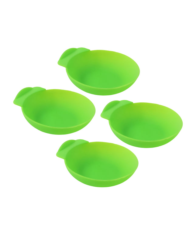 Idli Maker Cups (4 Pcs)  Food-grade Silicone Non-stick Idli Dhokla Egg Poacher Moulds