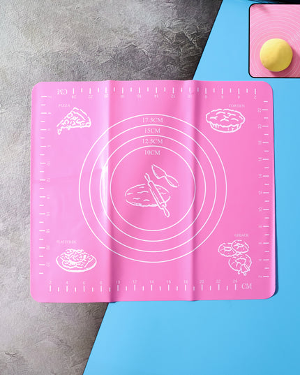 Non-stick Dough Rolling  Baking Mat - (1 Pc  29x26 Cm)