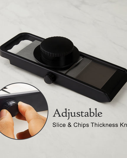 Premium Adjustable Vegetable  Fruit Slicer With Sharp Stainless Steel Blade