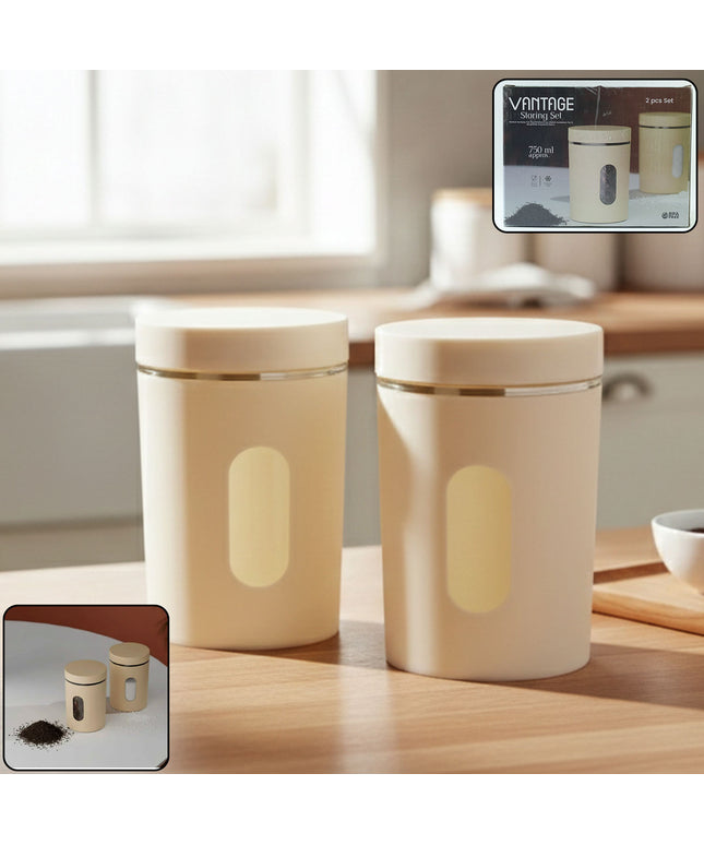 Premium Kitchen Storage Container Set (2 Pc Set 750 Ml Approx)