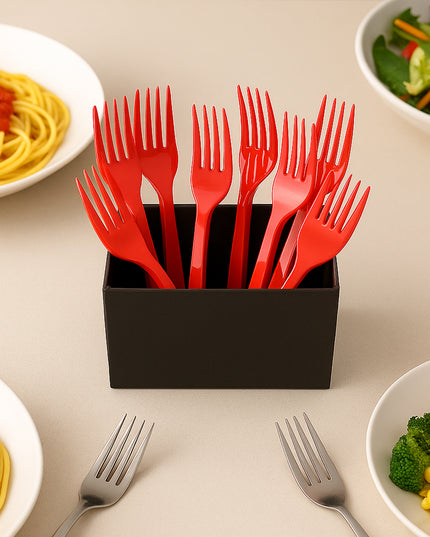 Premium Disposable Plastic Forks (1 Pc)