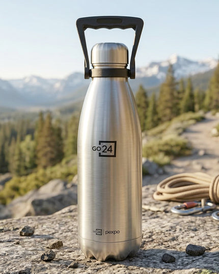 Pexpo Echo Vacuum Insulated Hot  Cold Stainless Steel Water Bottle 1500 Ml